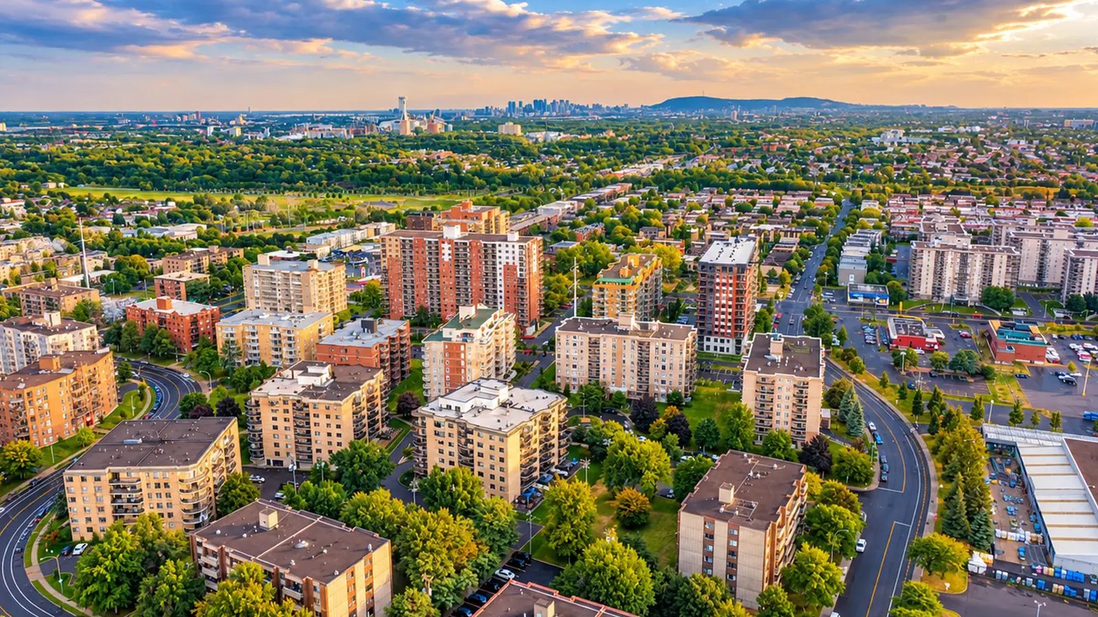 Anjou en images : un coin de la ville (Montréal)