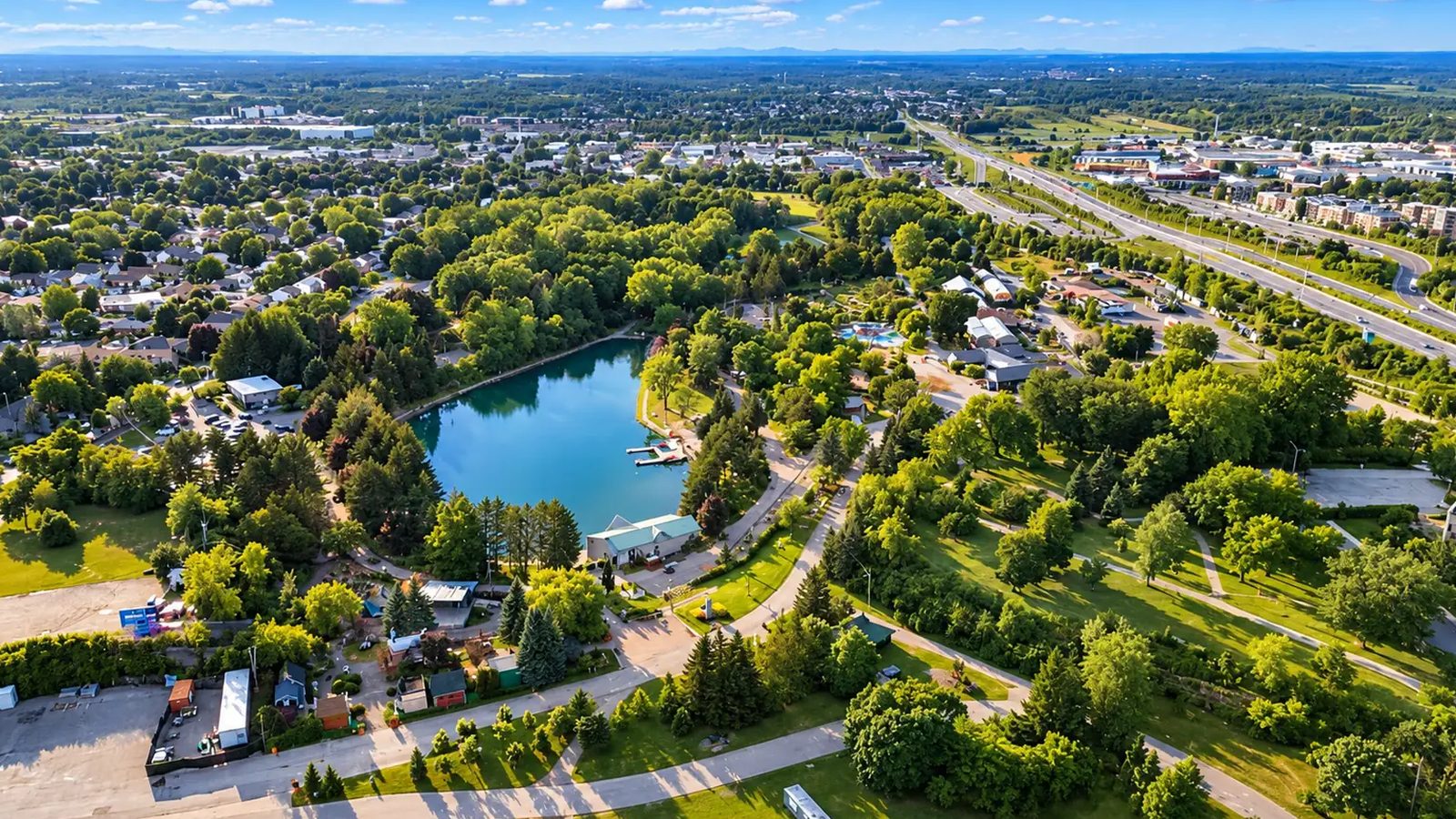Boisbriand en images : un coin de la ville (Laurentides)