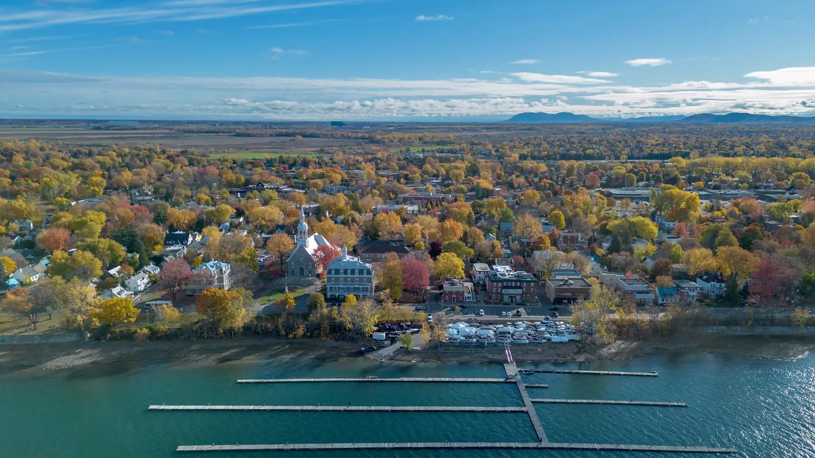 Boucherville en images : un coin de la ville (Montérégie)