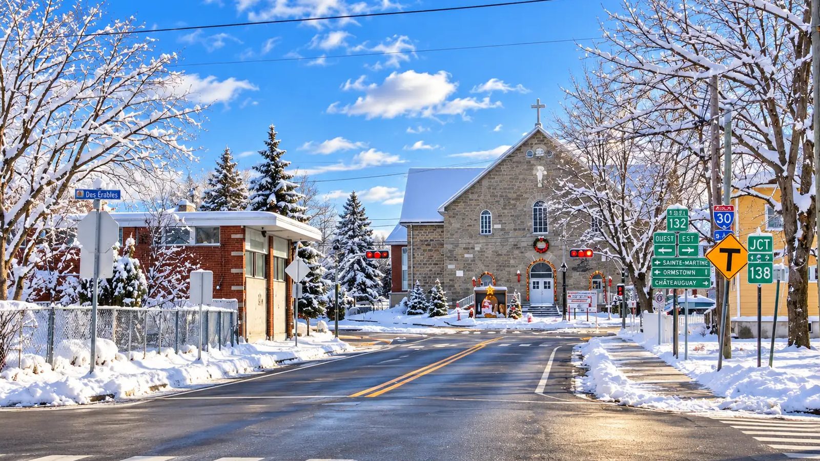 Mercier en images : un coin de la ville (Montérégie)