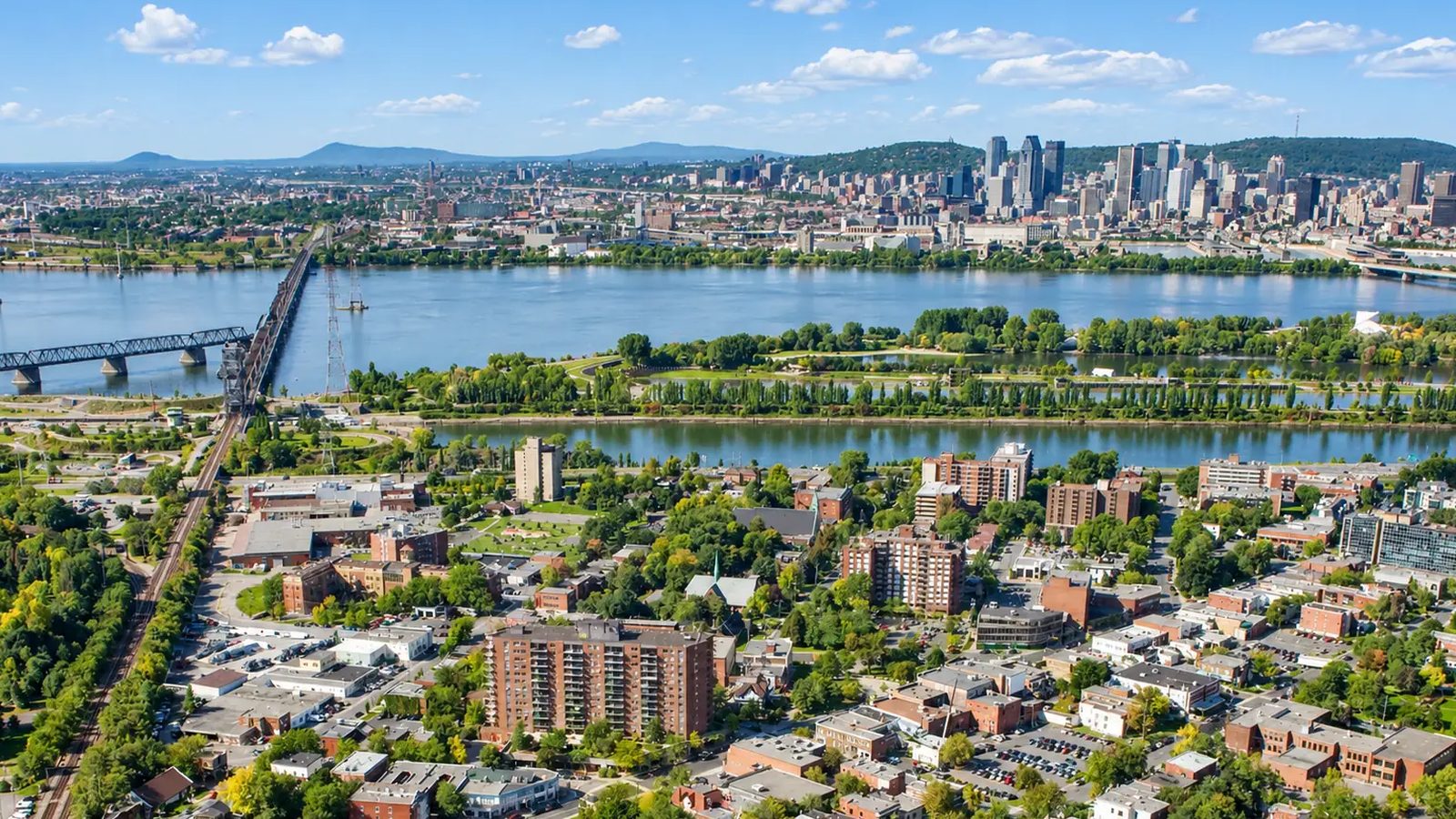 Saint-Lambert en images : un coin de la ville (Montérégie)