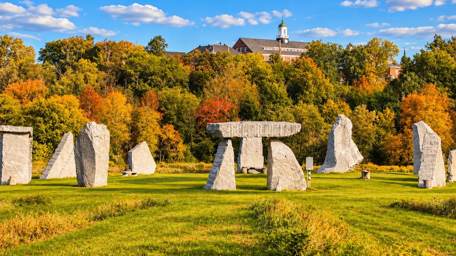 Stanstead en images : un coin de la ville (Estrie)